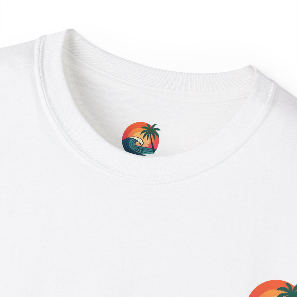 Exclusive first 50 shirts - Low Worries Vintage Surf Beach Tee — Retro Palm Tree Sunset T-Shirt